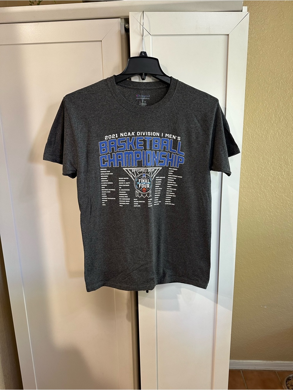 Champion Dark Gray 2021 NCAA Basketball Championship T-Shirt